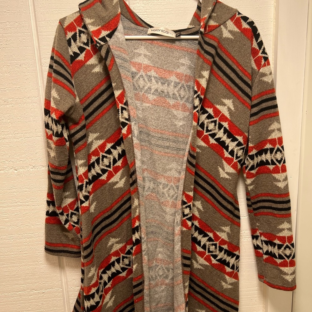 Hooded cardigan